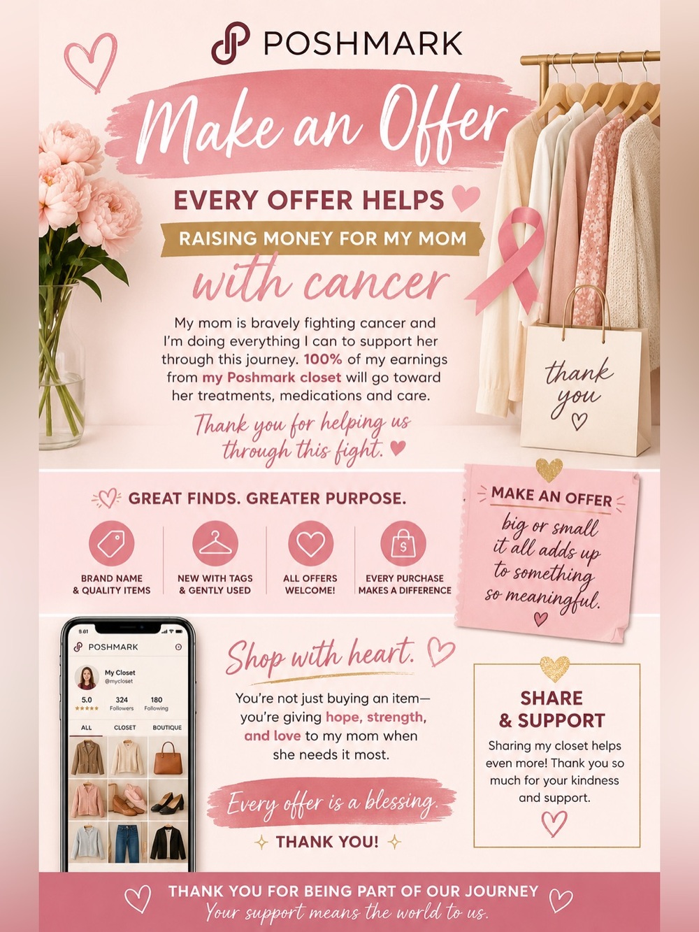 Every Offer/Sale Helps 💕
